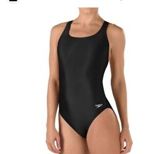 SPEEDO ONE PIECE PRO LIGHT BLACK Swimsuit Size 8/34